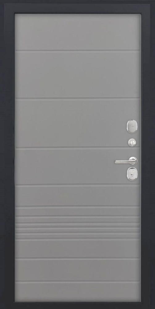 Входная дверь ДвериПРО Берген ФЛ-700 (10мм, ясень грей) DPRO196566 внутренняя сторона