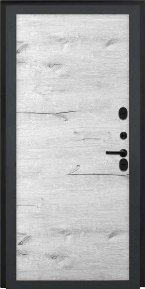 Входная дверь ДвериПРО L-43 Без фрезеровки Дуб арктик горизонт DPRO198244 внутренняя сторона